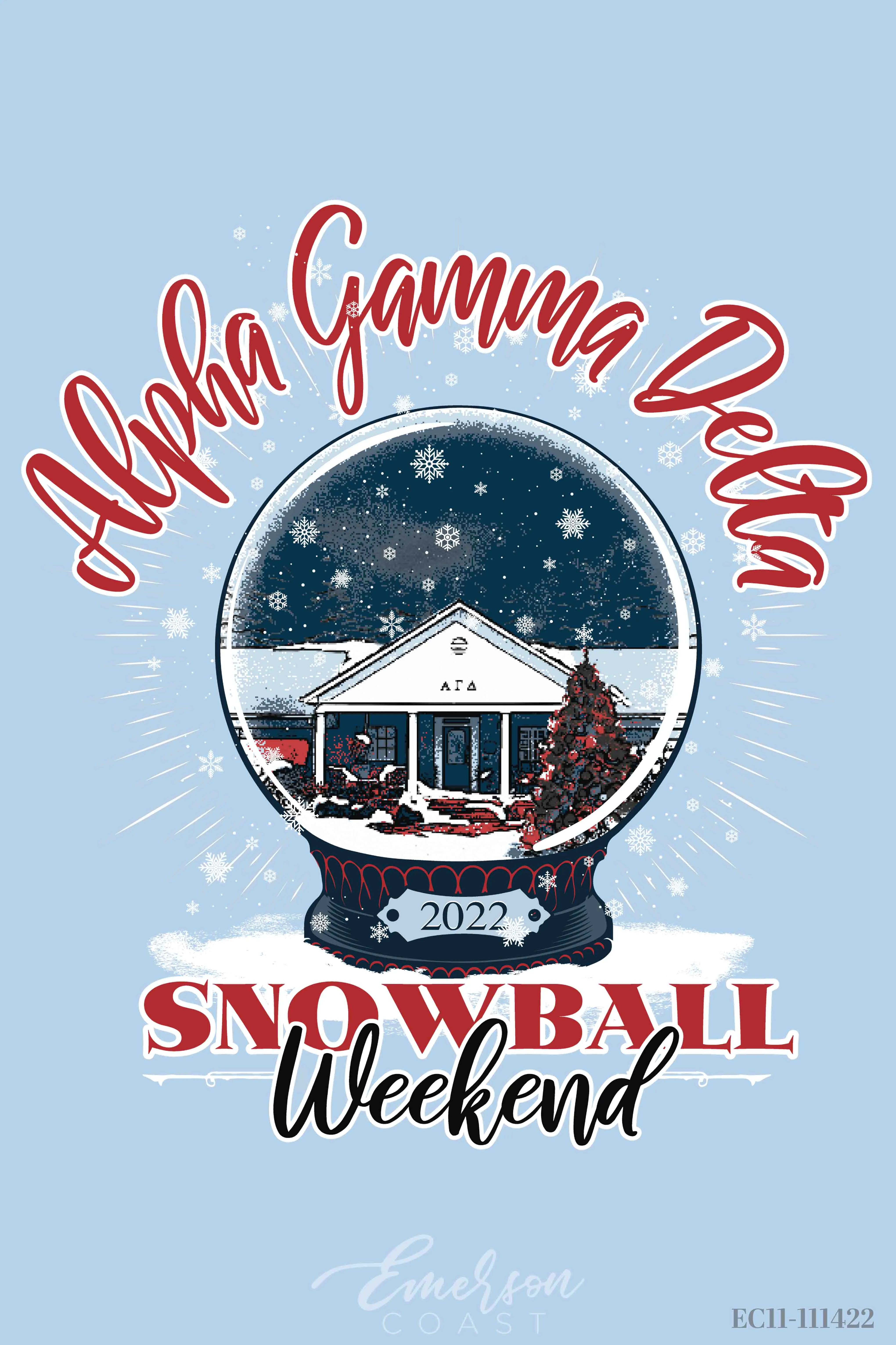 Alpha Gamma Delta Troy University Semi Formal T-shirt