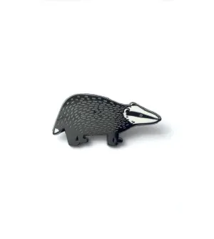 Badger Enamel Pin