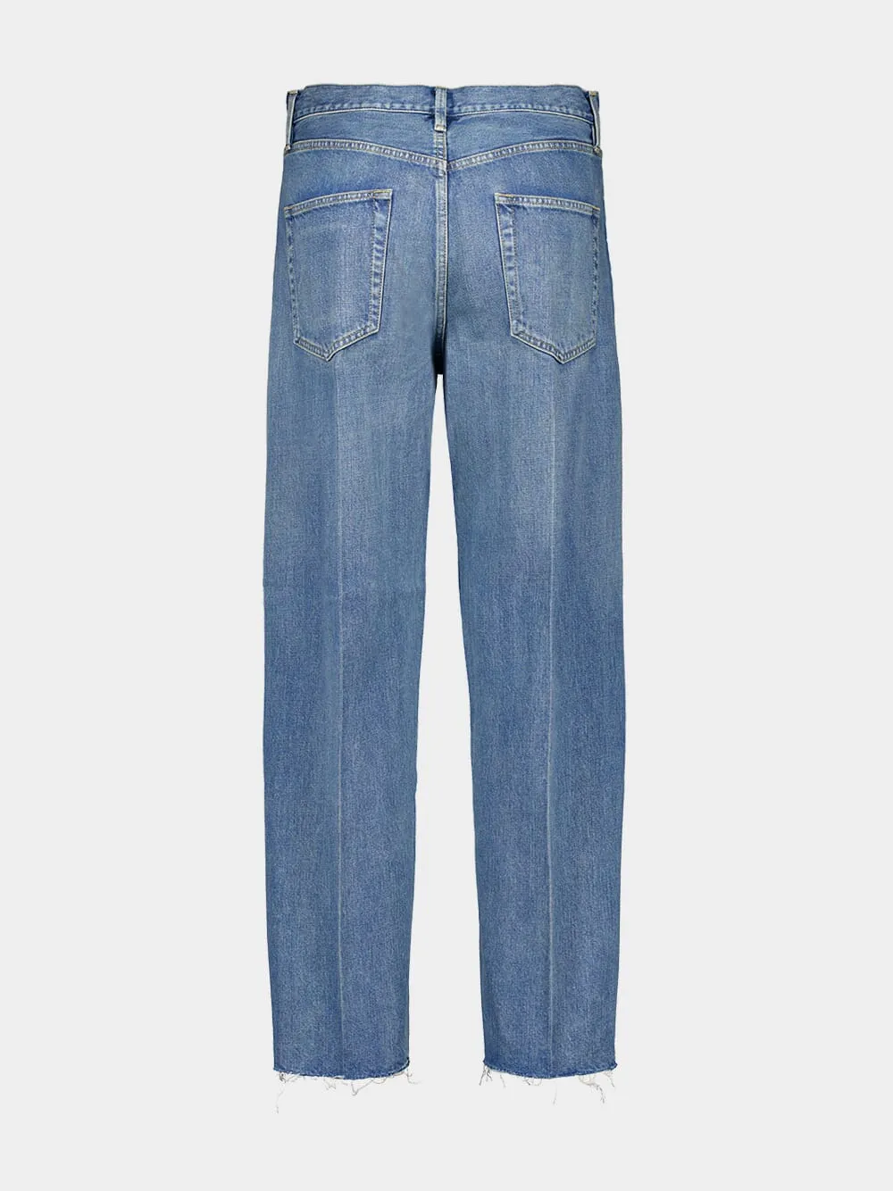 Blue 80's Relaxed Fit 5-Pocket Jeans