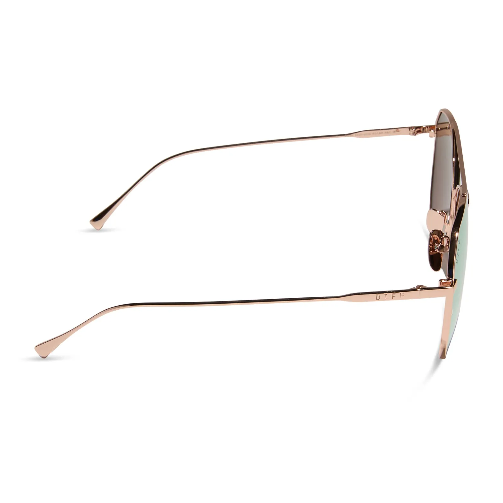 DASH - ROSE GOLD   CHERRY BLOSSOM MIRROR   POLARIZED SUNGLASSES