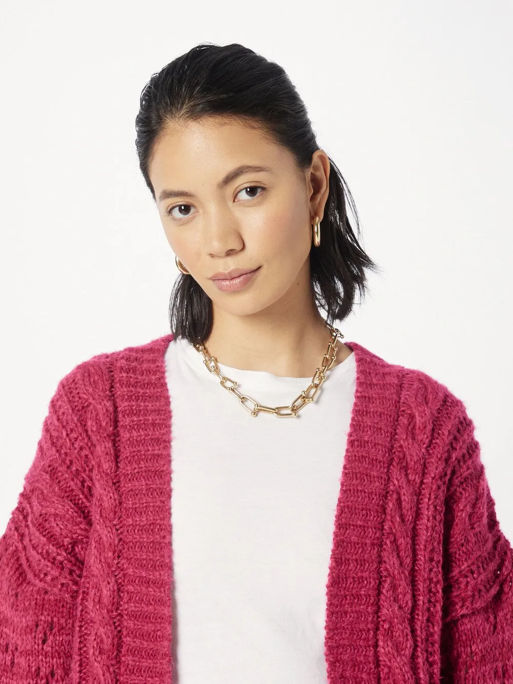 Dorothy Perkins knitted cardigan, pitaya