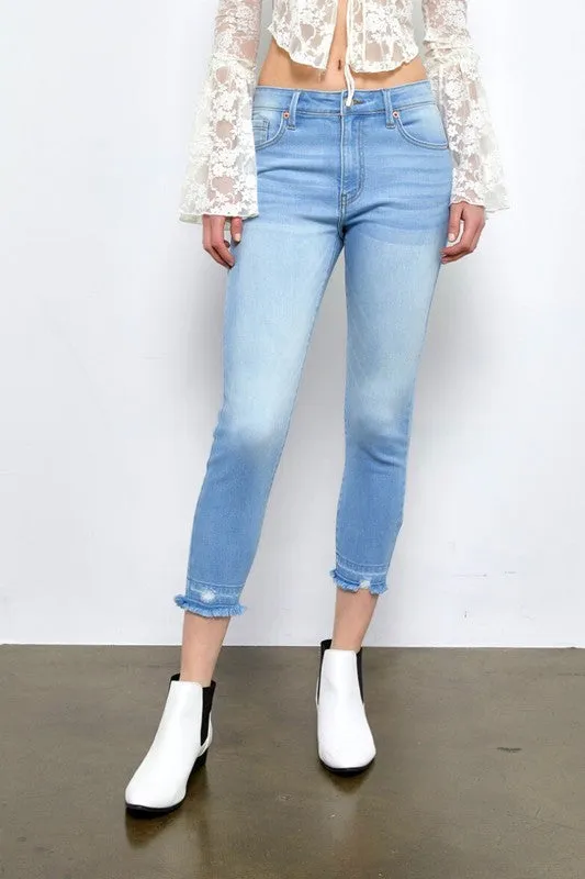 Eden High Rise Crop Skinny