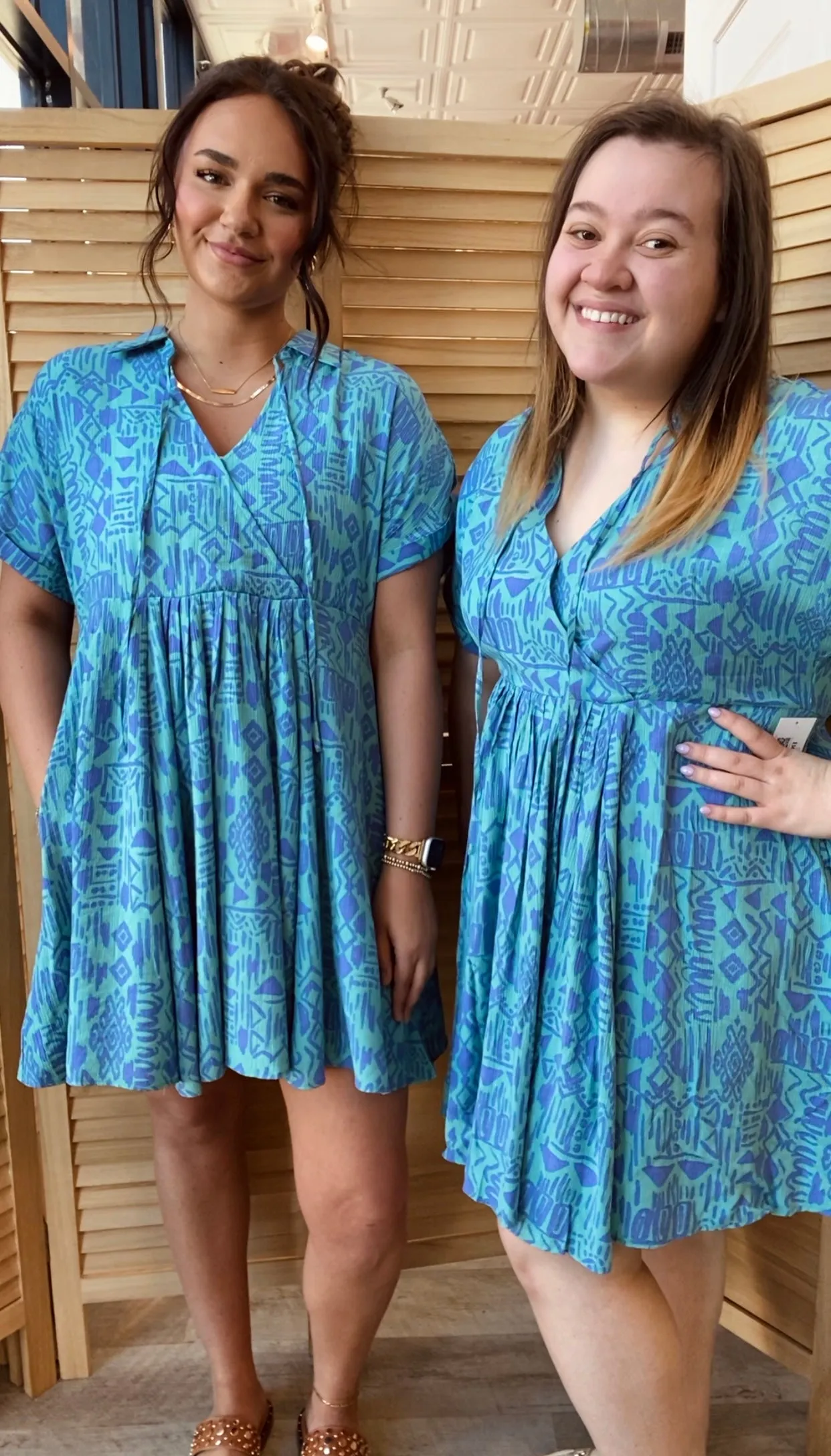 Ellie Mini Dress | Aqua