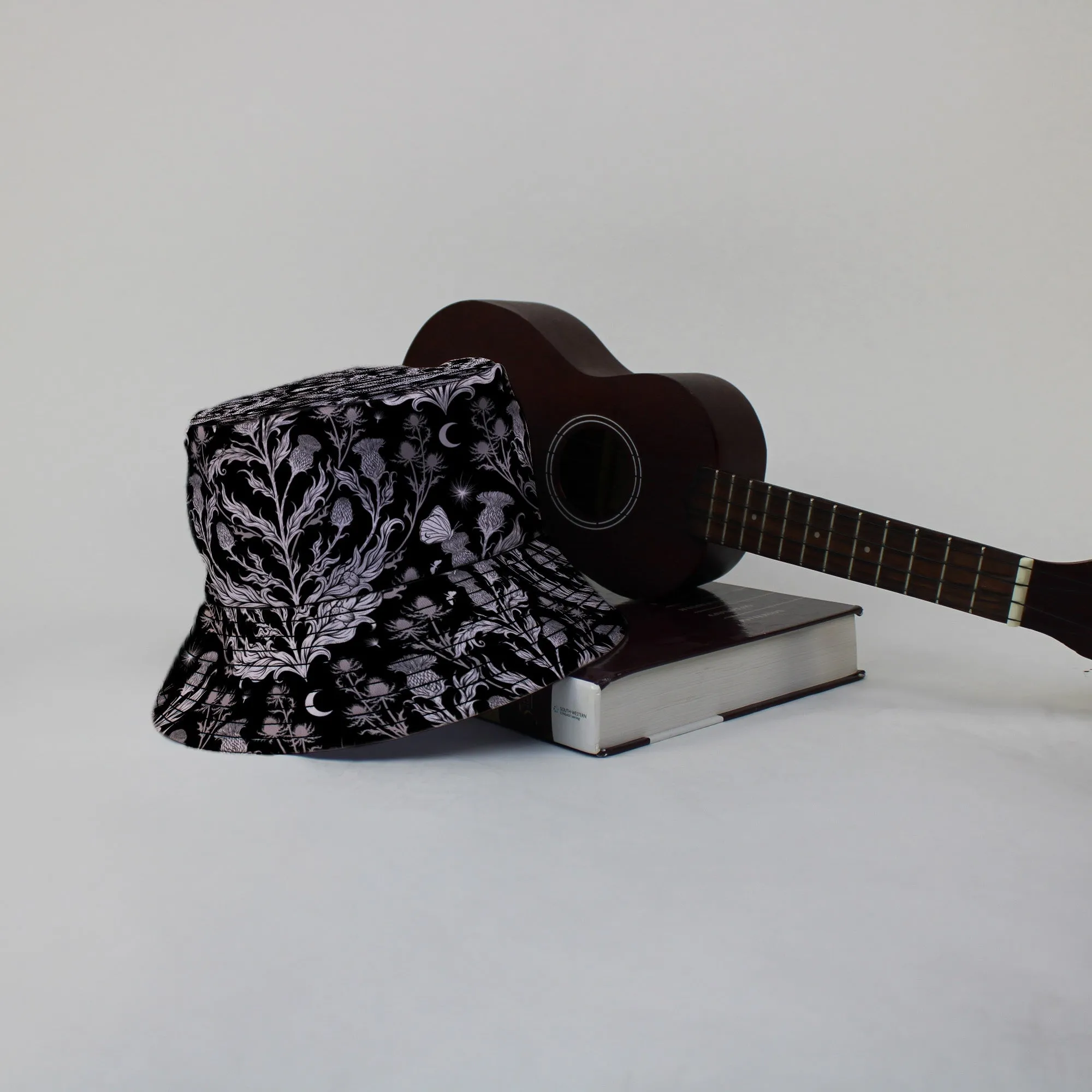 Episodic Thistle Home Black White Bucket Hat