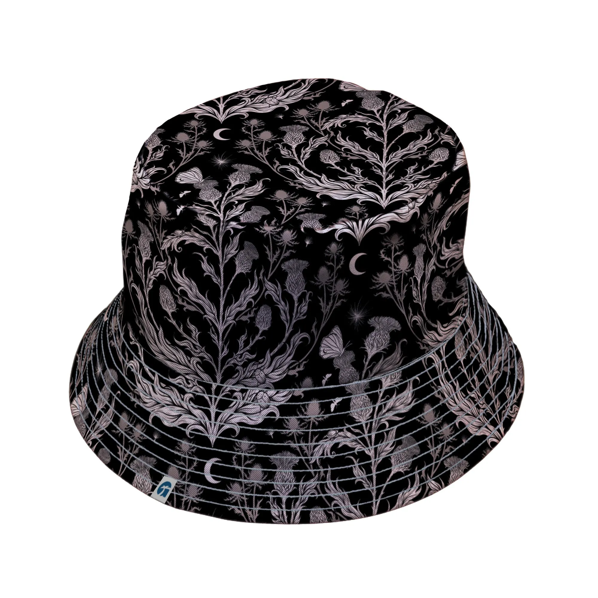 Episodic Thistle Home Black White Bucket Hat