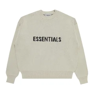 Fear of God Essentials x SSENSE children's knitted sweater, Linen