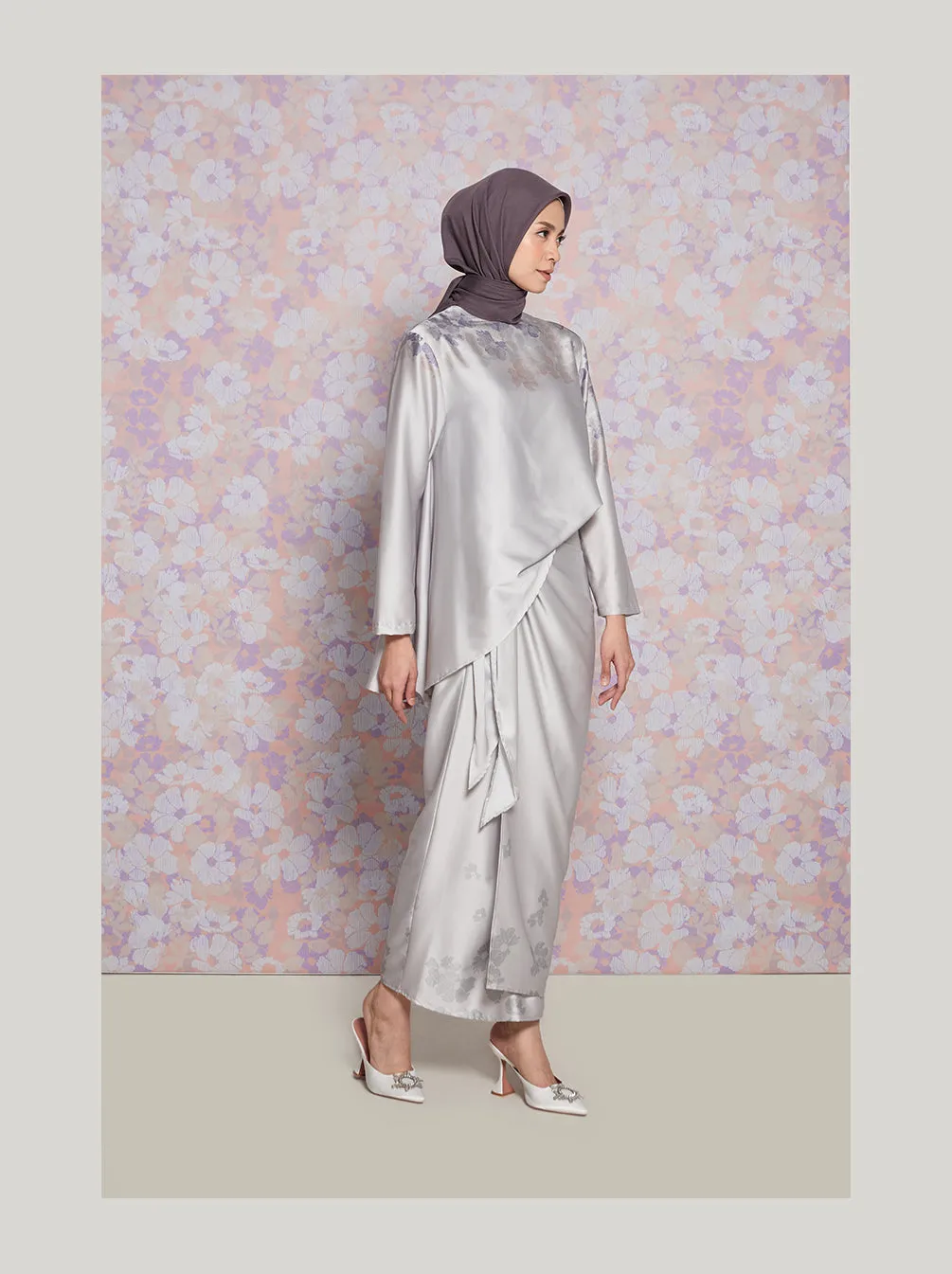 FIRDA DRESS LIGHT ASH