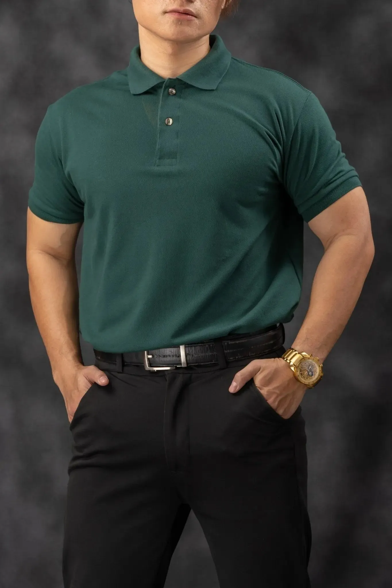 FLEXFIT Series Men's Polo - Green