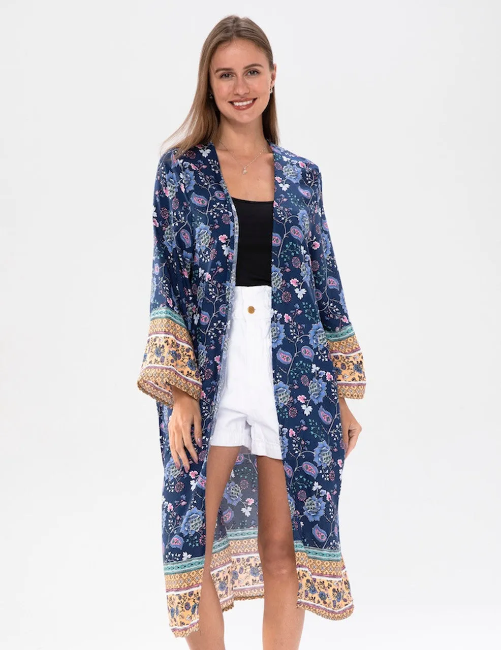 Floral Duster (One Size)(Only 1 Left!)