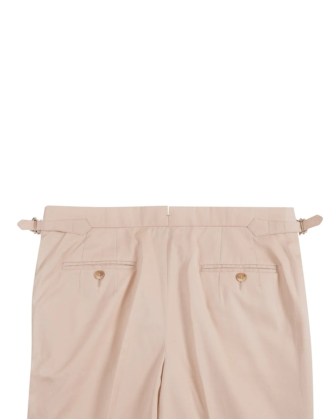 Fresco: Soft Dark Cream Stretch Twill Dress Pant