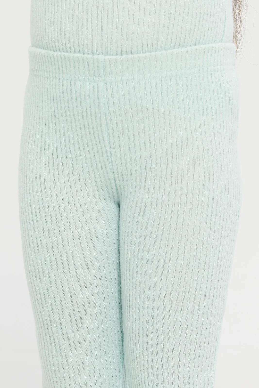 Girls Mint Flared Trousers