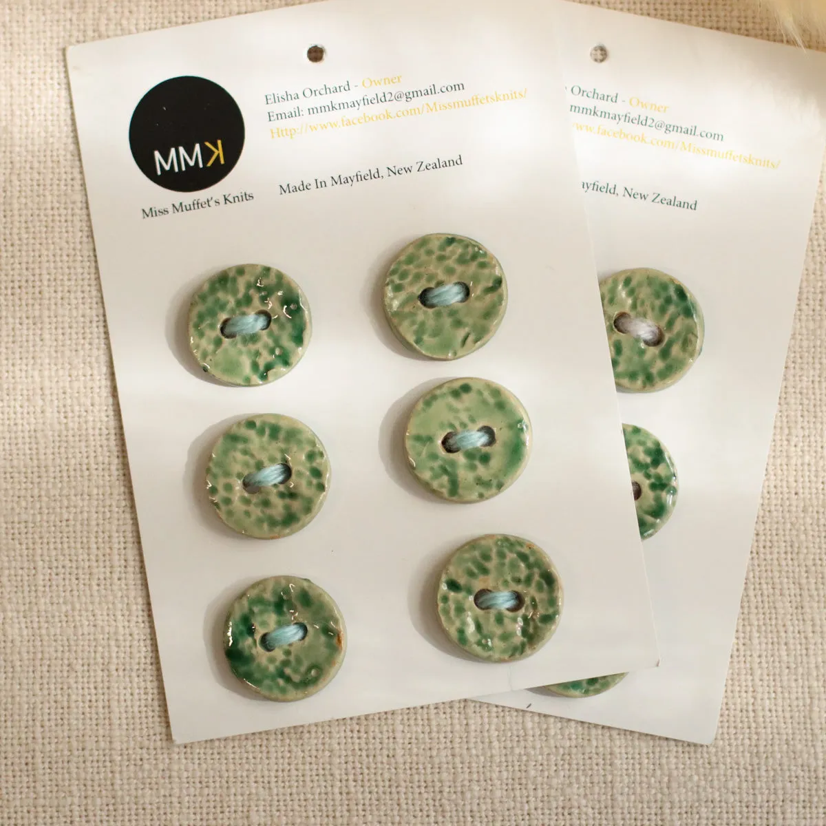 Handmade Ceramic Buttons | Medium