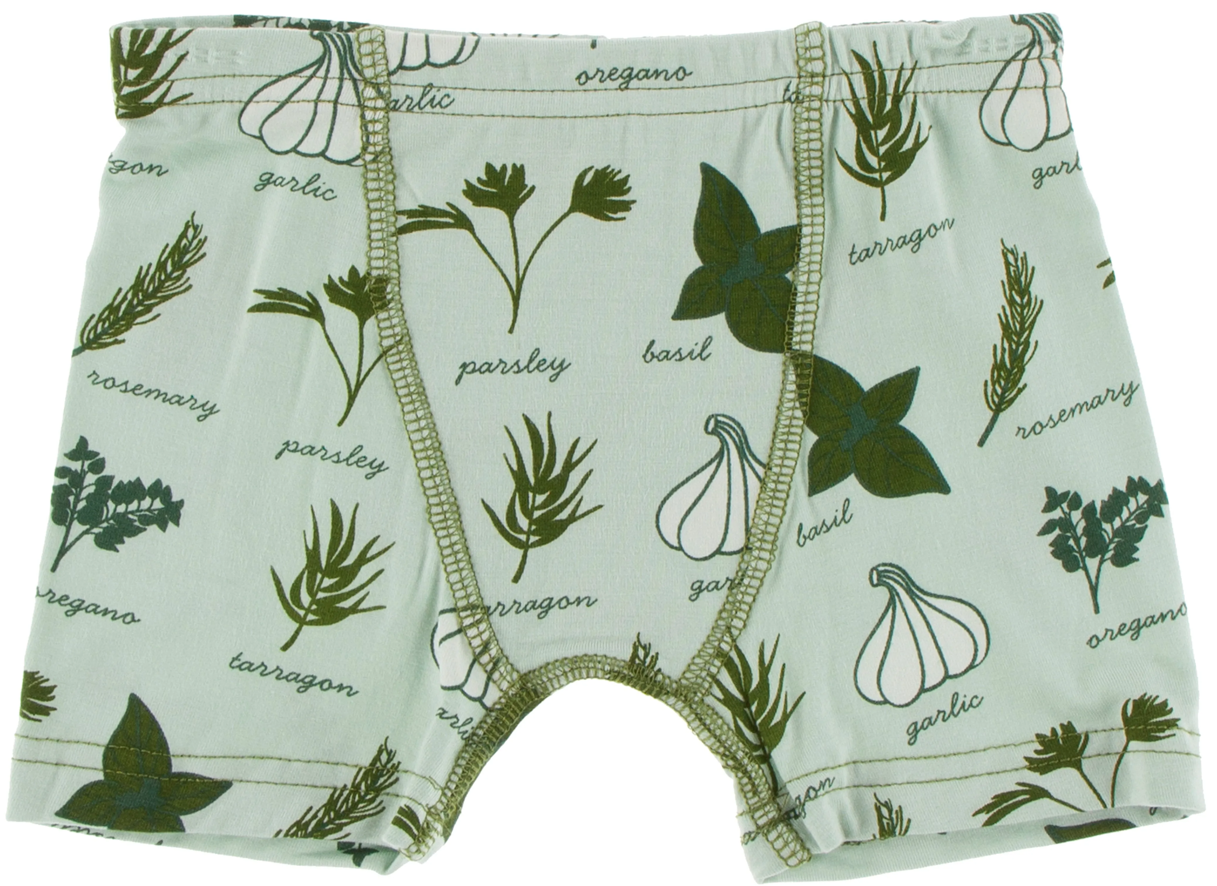 KicKee Pants Topiary Tuscan Sheep & Aloe Herbs Boxer Briefs Set