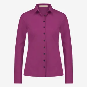 Kikkie Blouse Technical Jersey | Fuxia