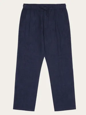 Loose linen pant - Total Eclipse