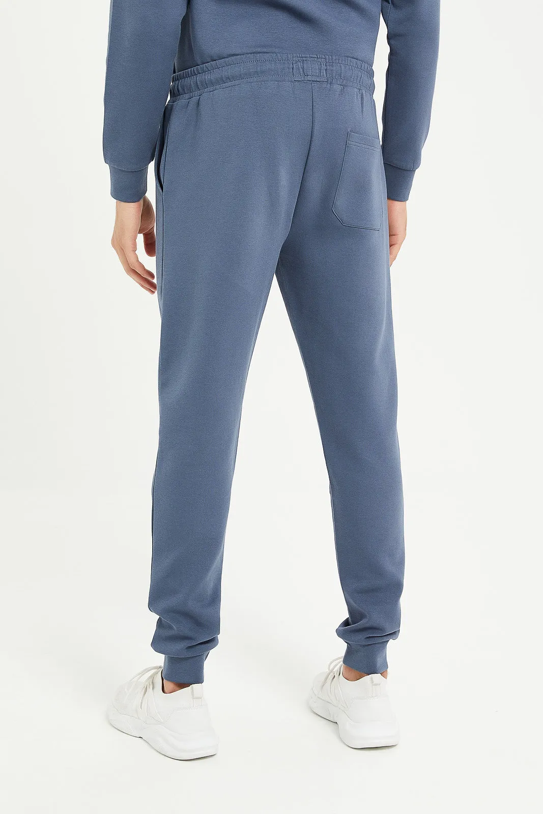 Men Blue Soft Touch Joggers