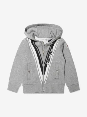 Moncler Enfant Boys Graphic Logo Zip Up Hoodie