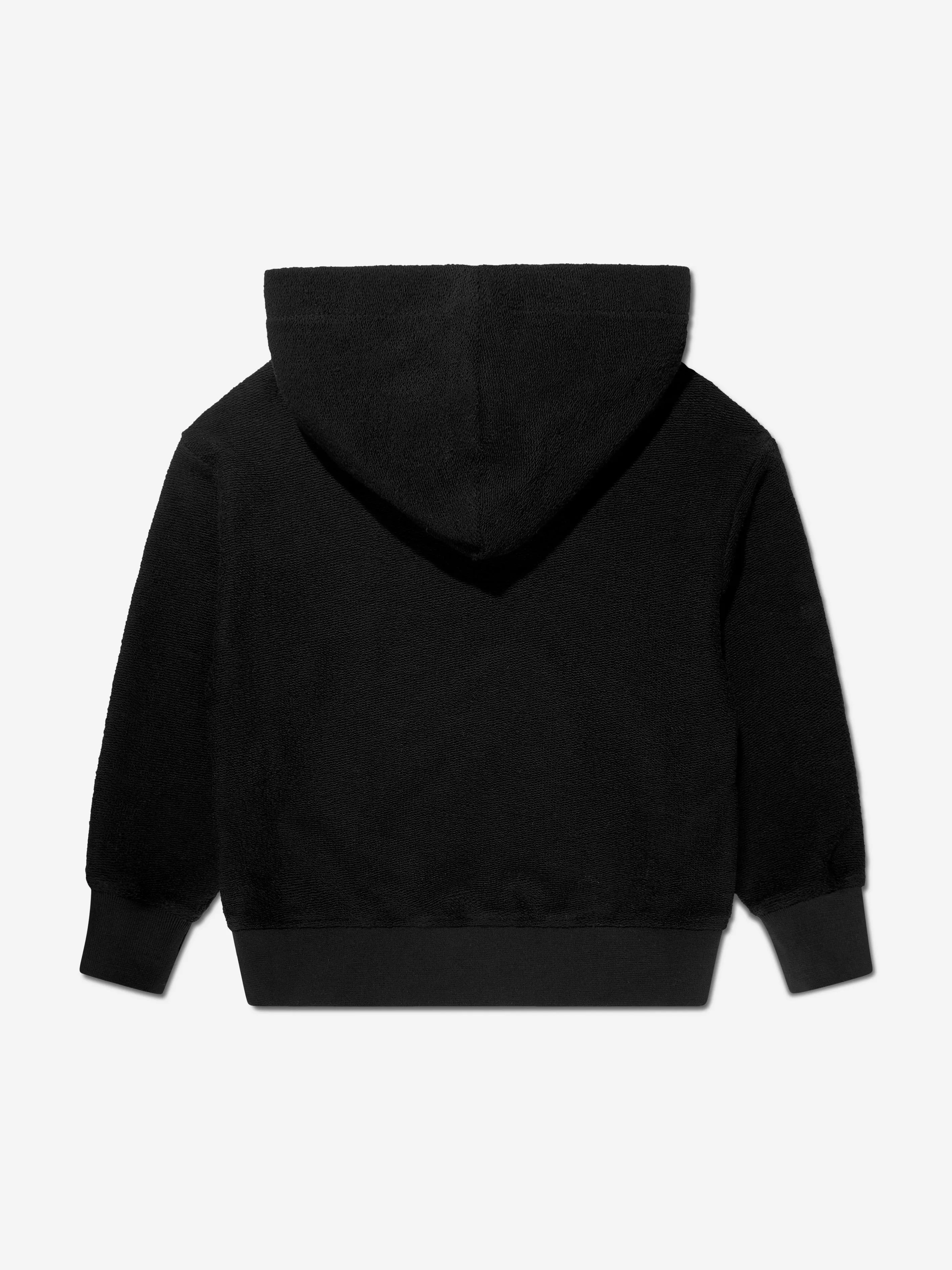 MSGM Kids Logo Hoodie in Black