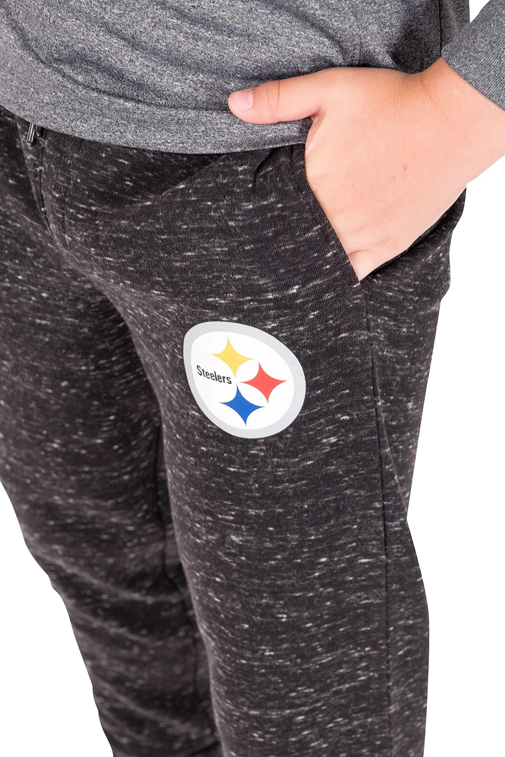 NFL Official Youth Super Soft Supreme Jogger Sweatpants|Pittsburgh Steelers