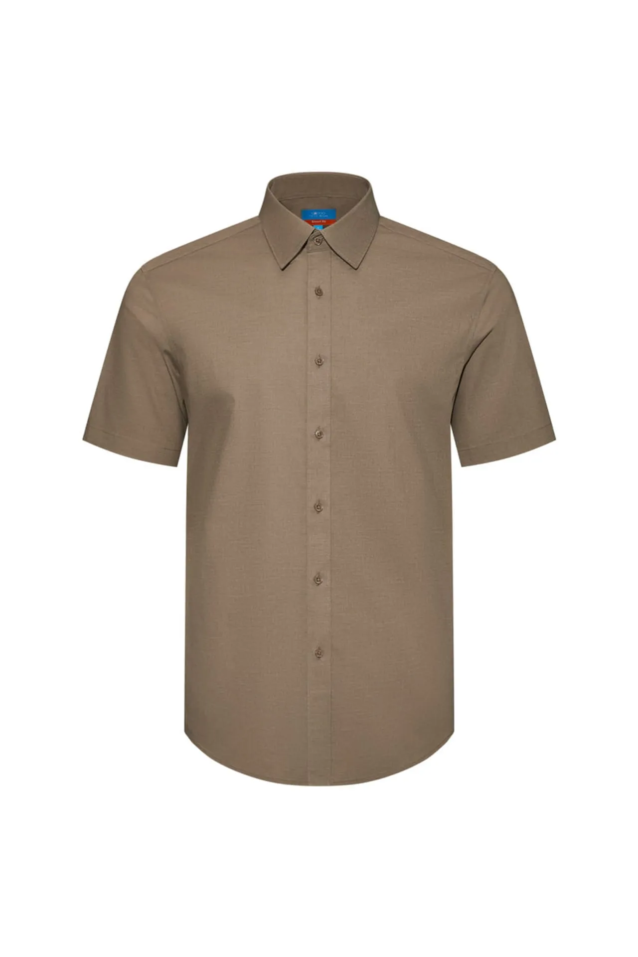 Non-Iron Easy Care Smart Fit Poplin Short Sleeve Shirt