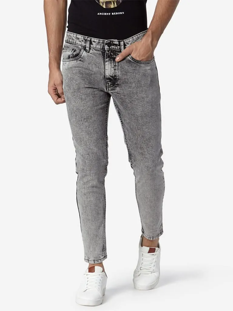 Nuon Charcoal Slim - Fit Mid - Rise Jeans