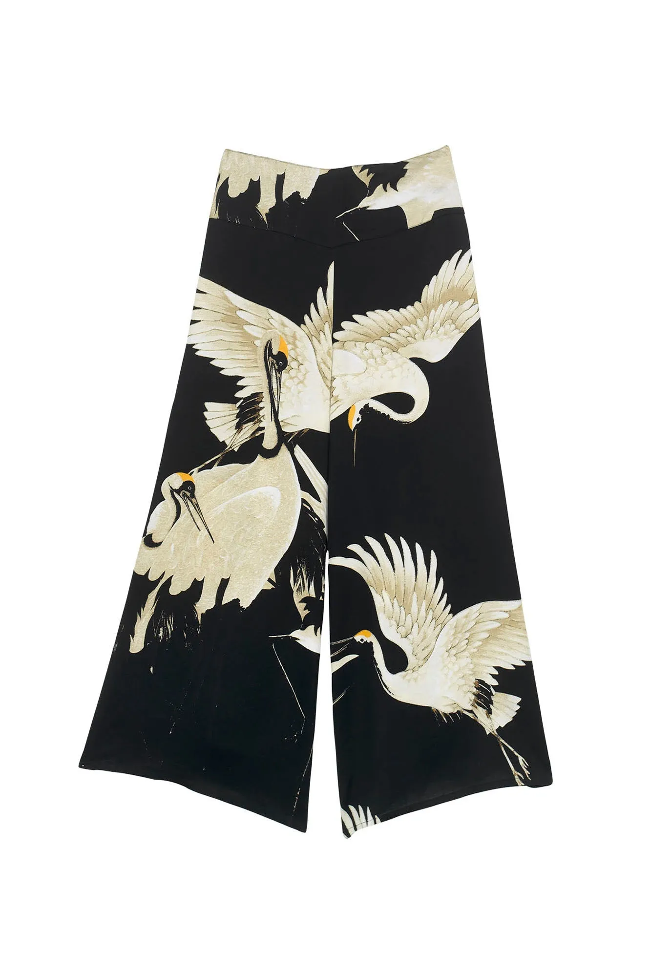 One Hundred Stars Stork Black Palazzo Pant