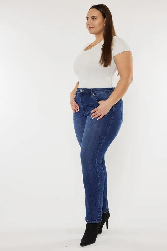 Plus Slim Straight Jeans