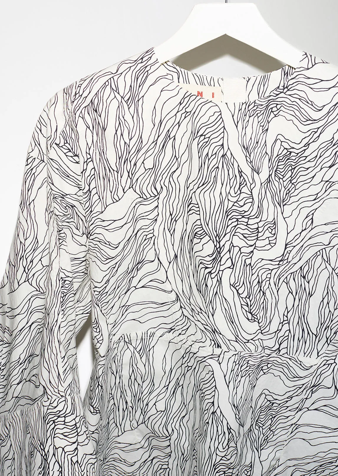 Printed Abstract Blouse