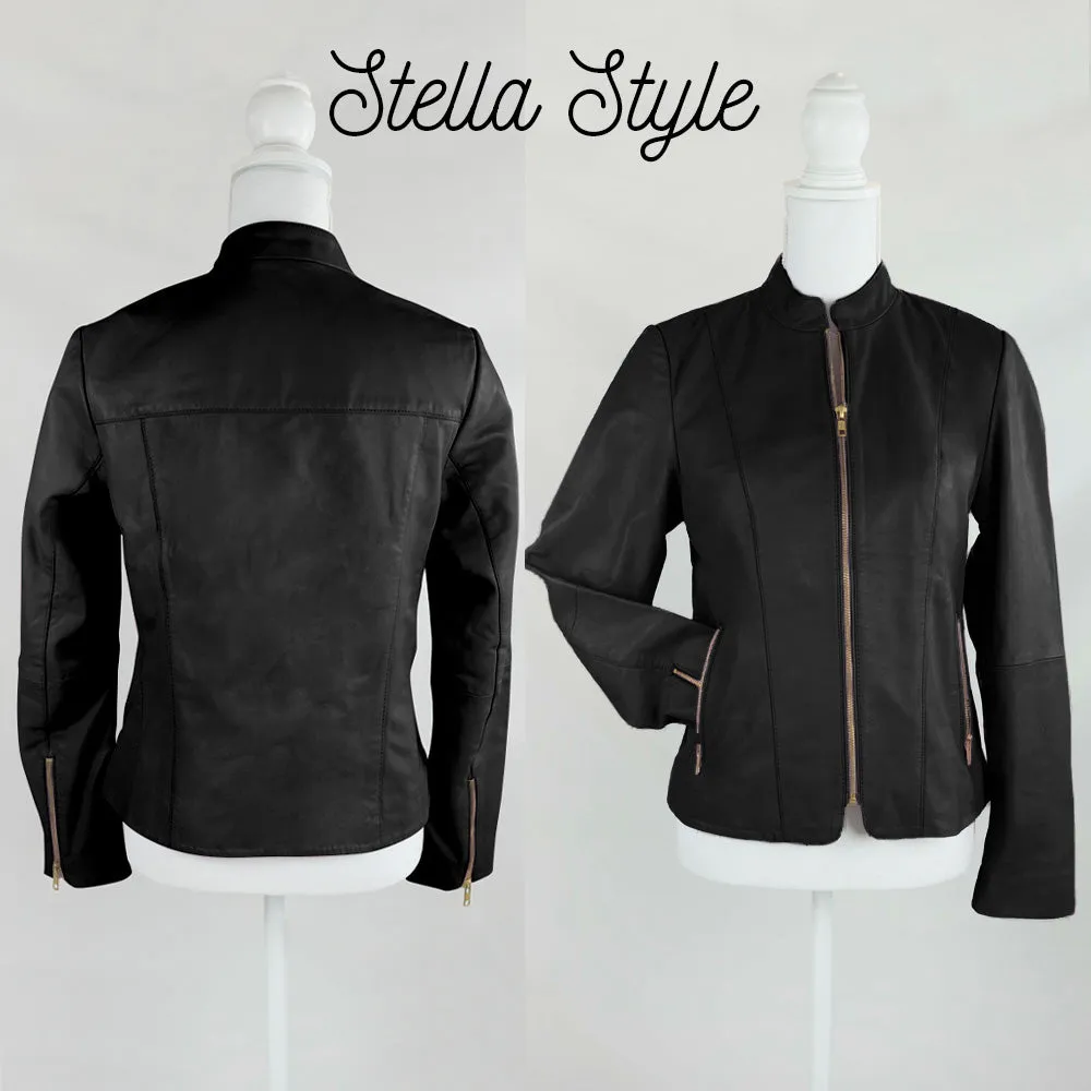 (Real Leather) Skeleton Hand Till Death Leather Jacket