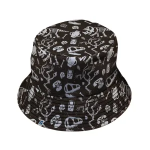 Retro Fossils and Dinosaurs Bucket Hat