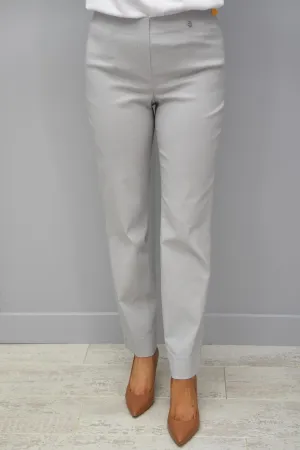 Robell Marie Full Length Trousers Sliver Grey 92 - 51412 5499 92