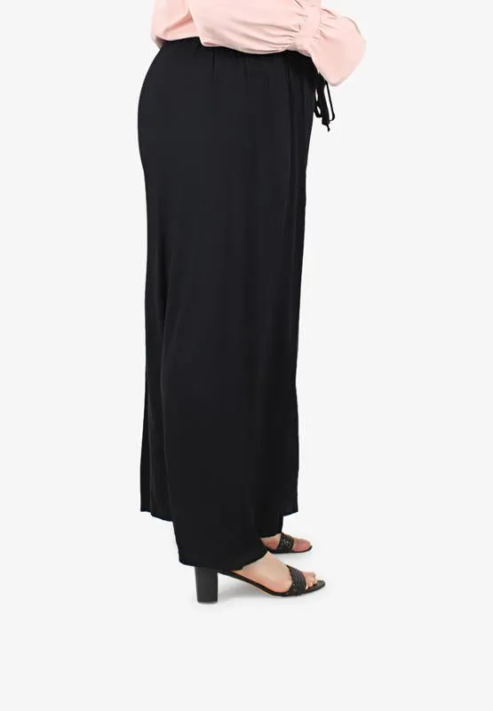 Shana OUTSTANDINGLY SOFT Palazzo Pants - Black