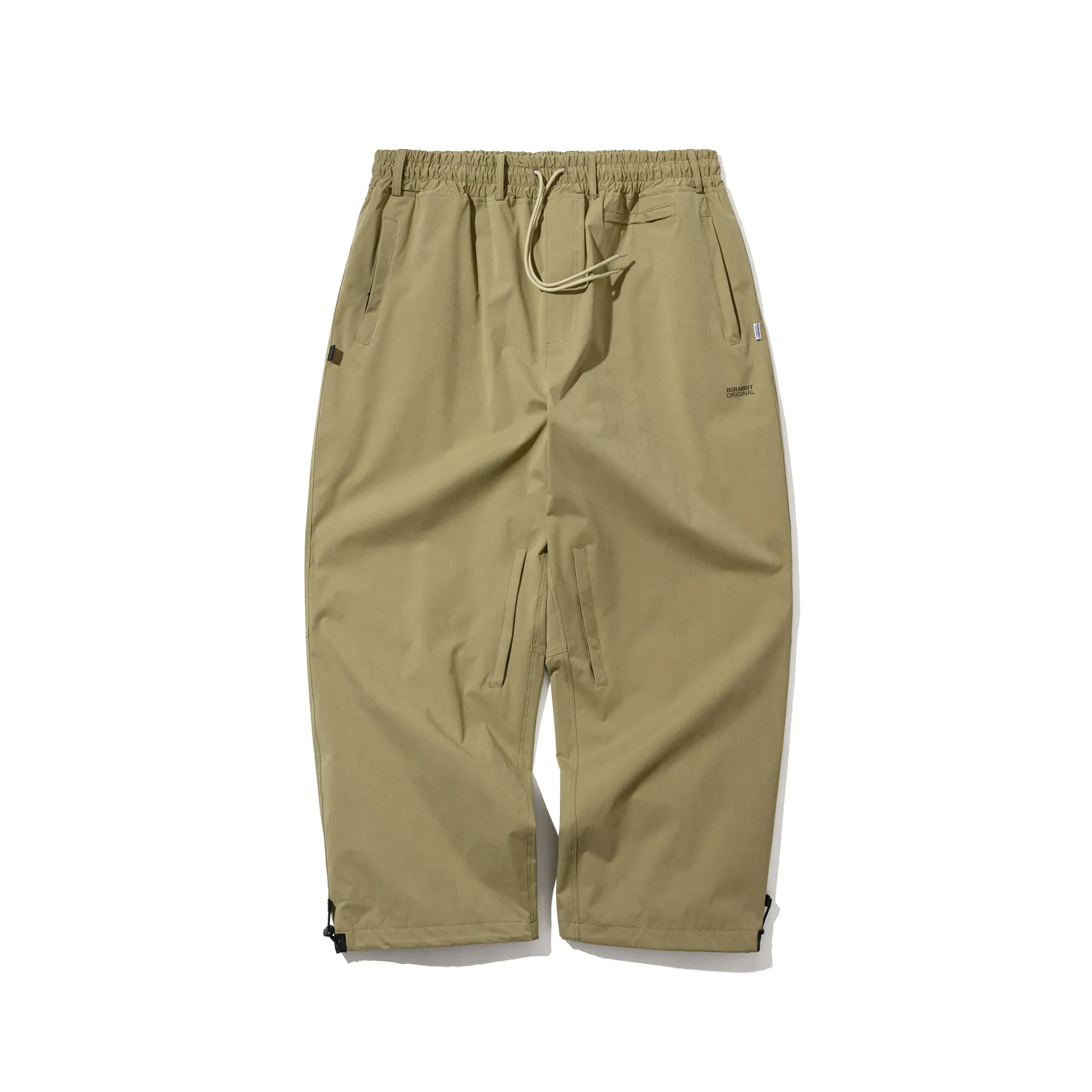 SOFT PEACH SUPER WIDE VENTILATION PANTS KHAKI