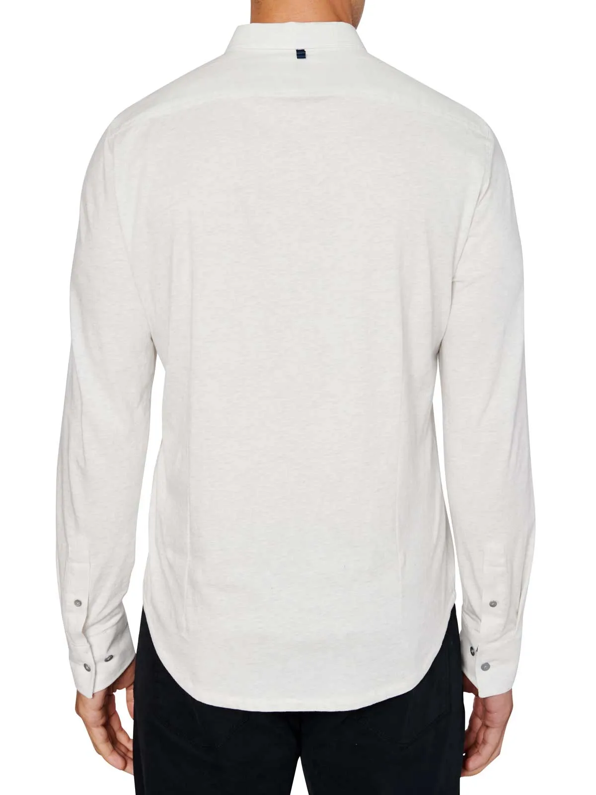 Solid Heather Reworked Long Sleeve Shirt