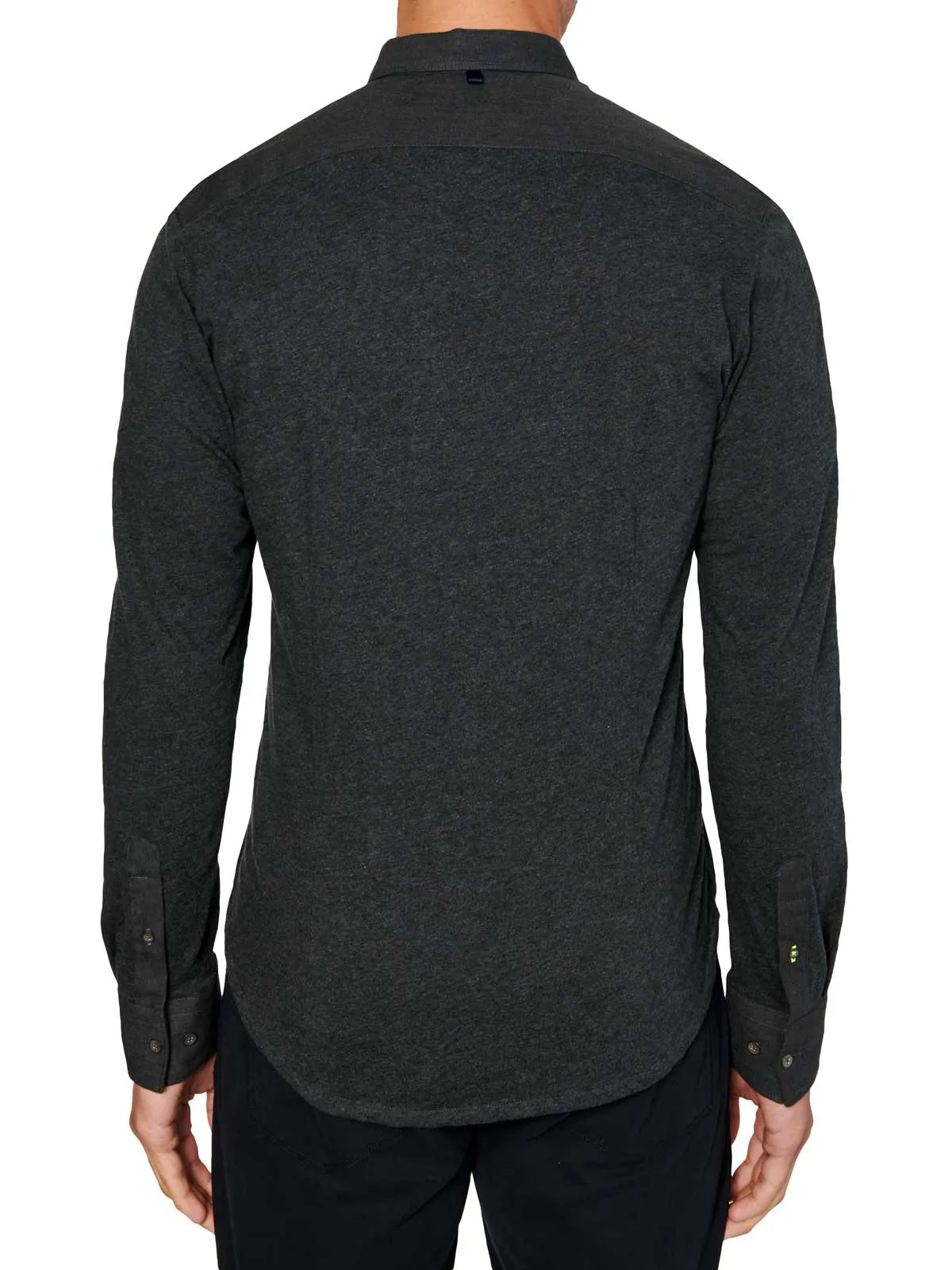 Solid Heather Reworked Long Sleeve Shirt