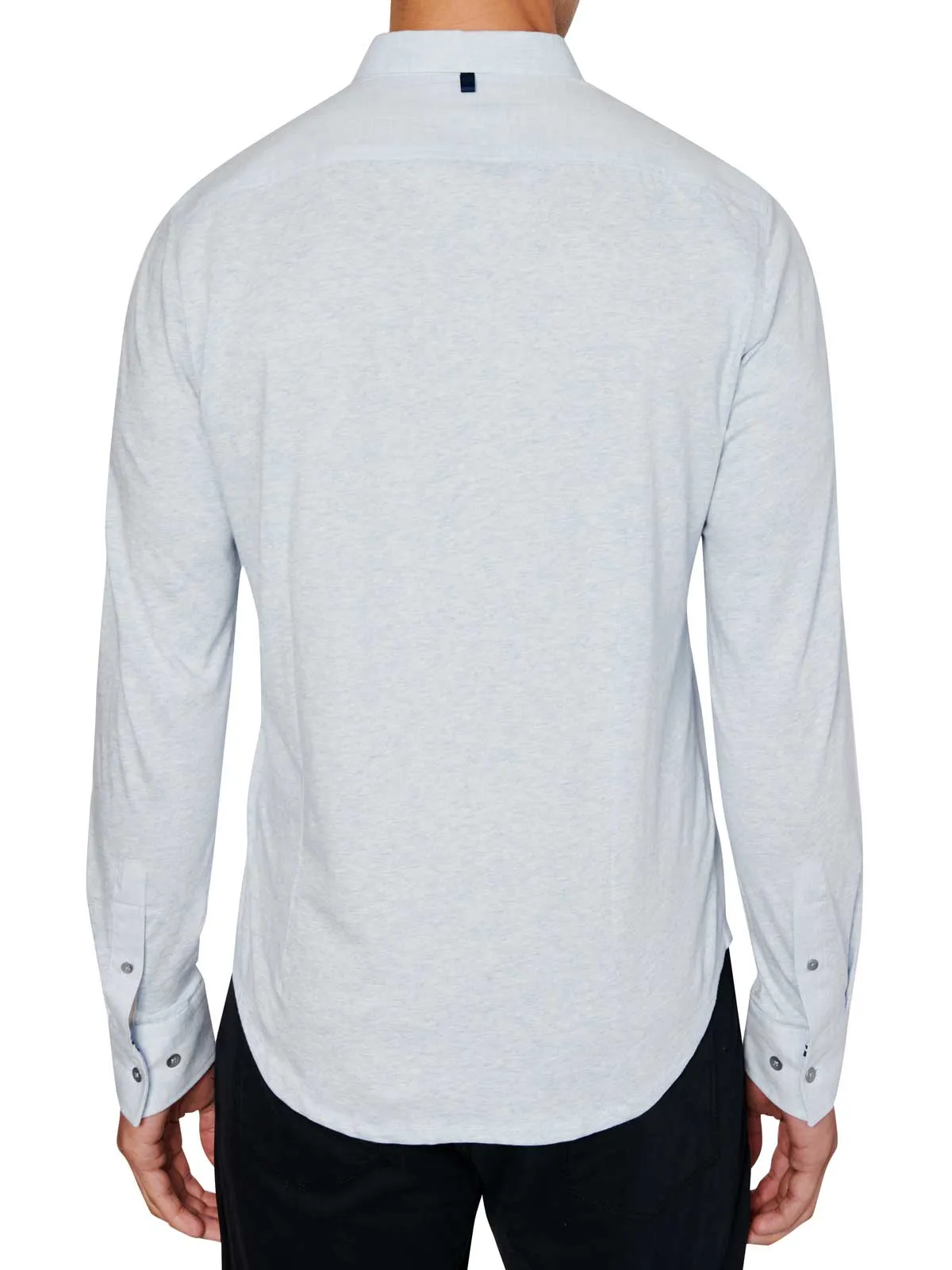 Solid Heather Reworked Long Sleeve Shirt