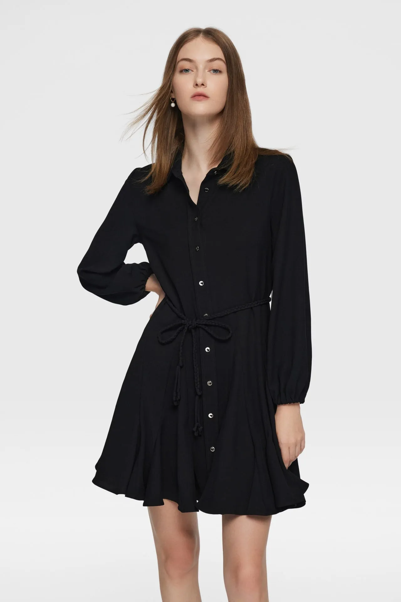 Sonia Cavalry Twill Shirt Dress