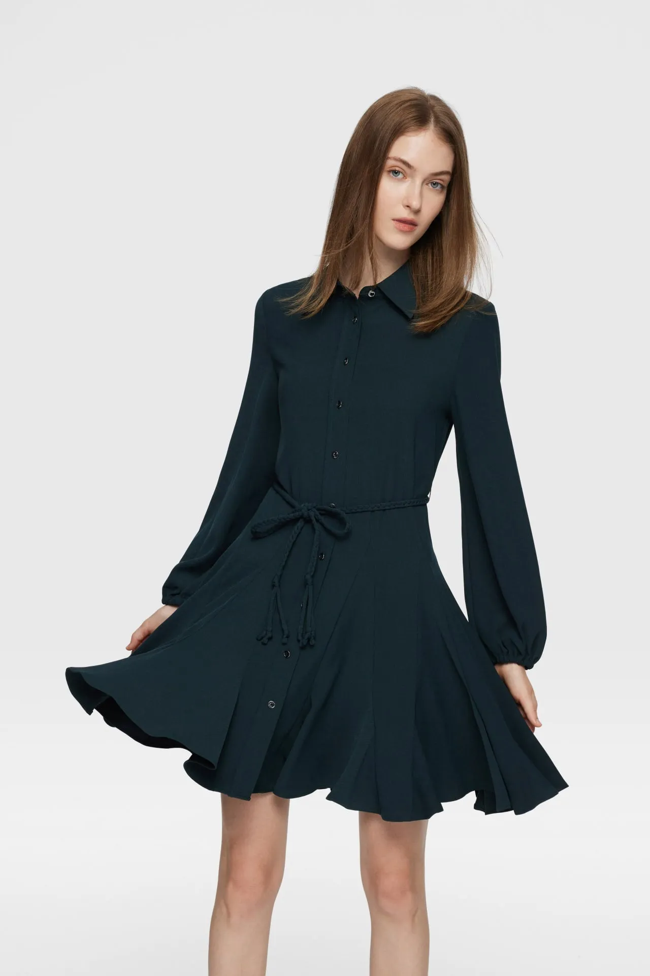 Sonia Cavalry Twill Shirt Dress