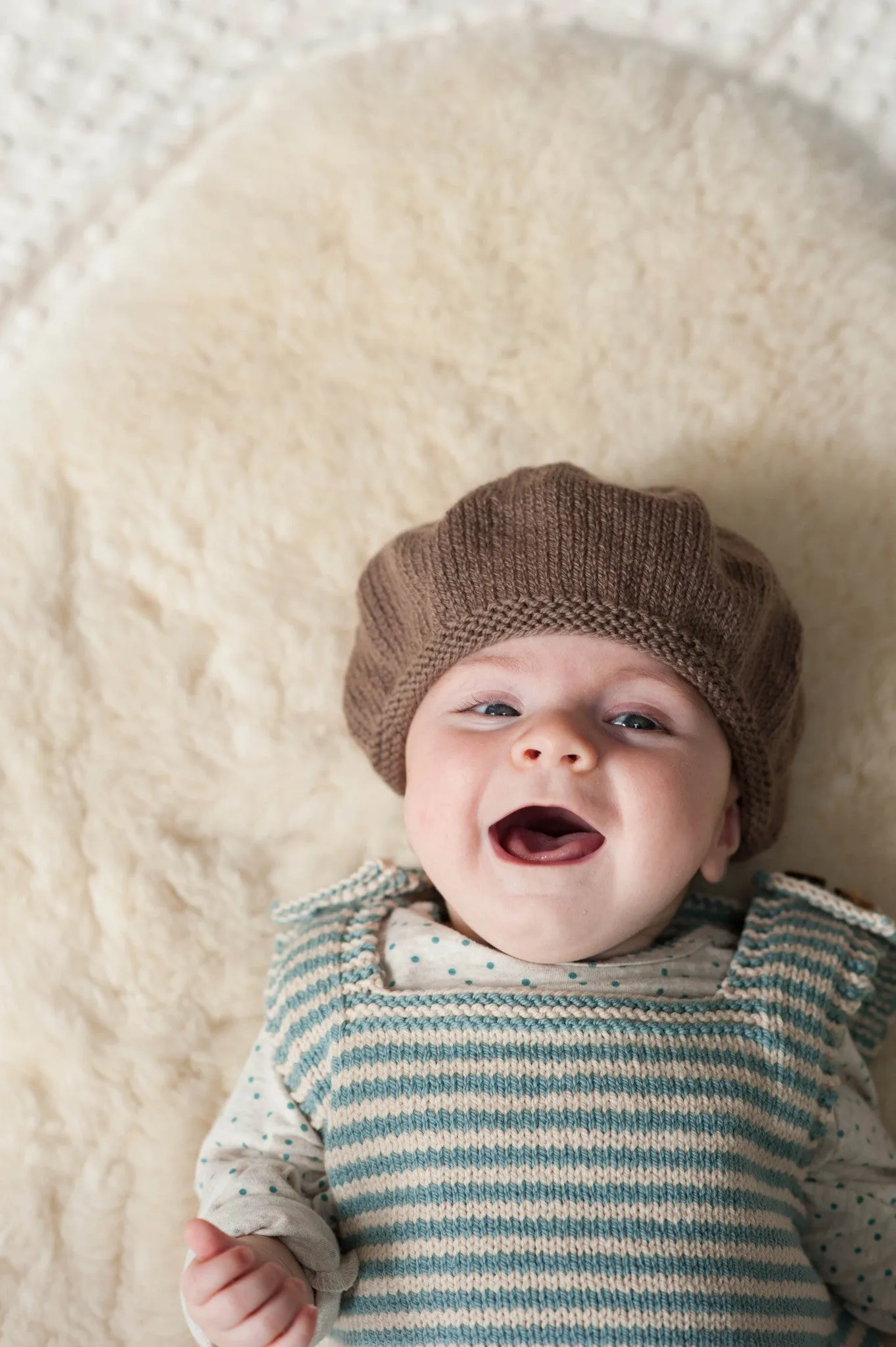 spring jumper & beret