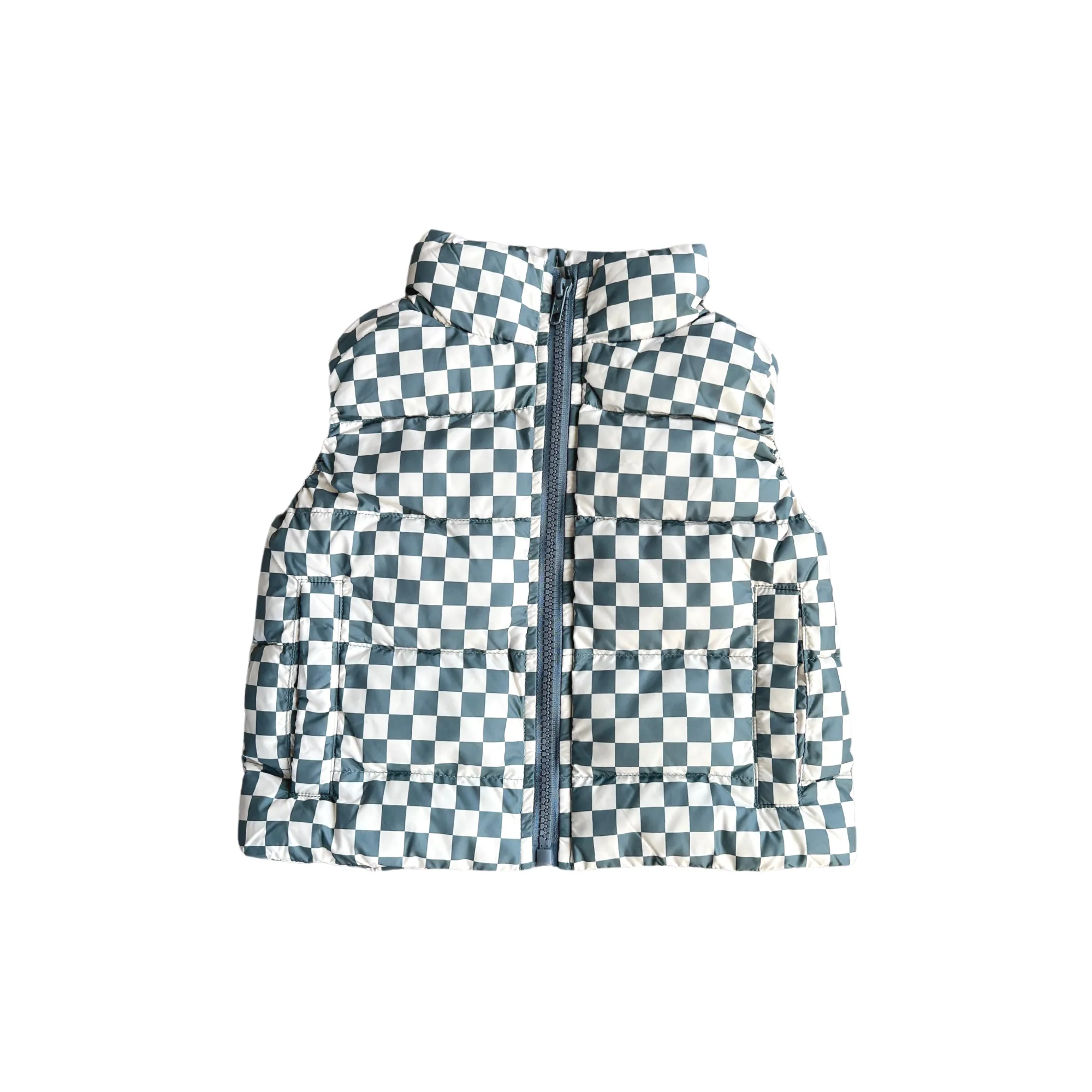 Storm Checkered Puffer Vest