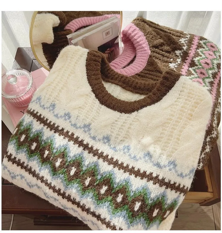 Sweater New Style Popular Beautiful Knitted Tops    S4862