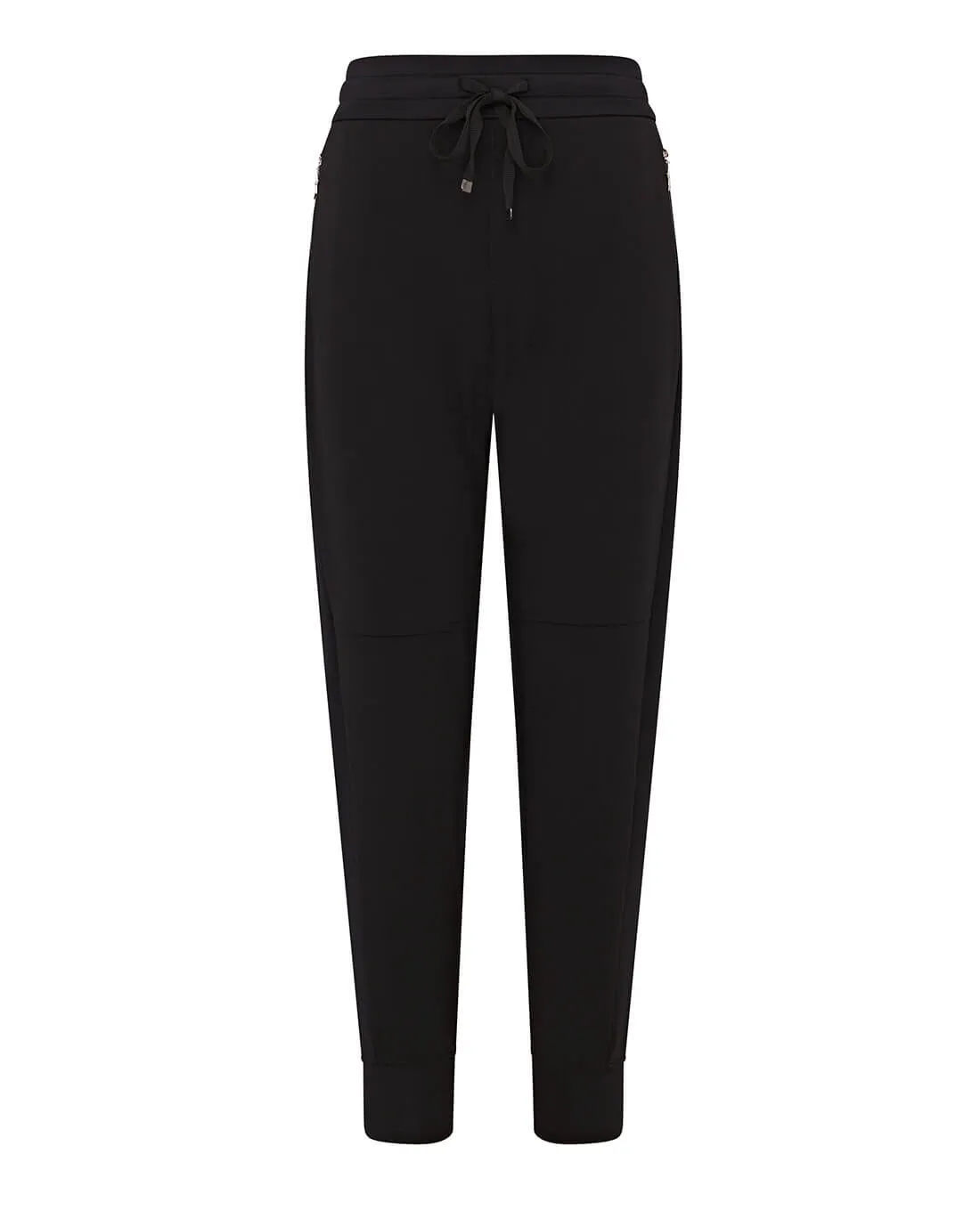 SWING OUT SISTER Harper Stretch Trouser Pearl Black Regular