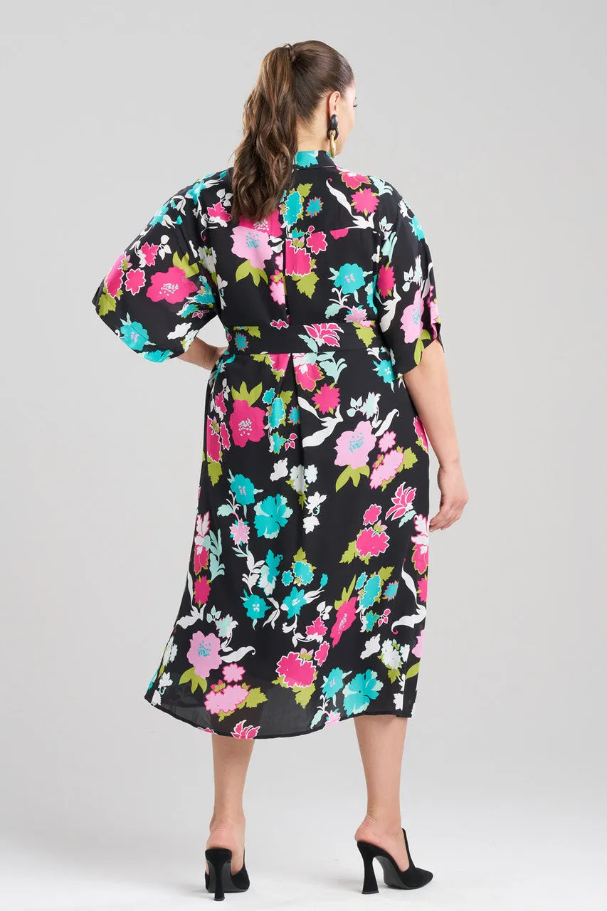 Tangier Printed Silk Georgette Shirtdress