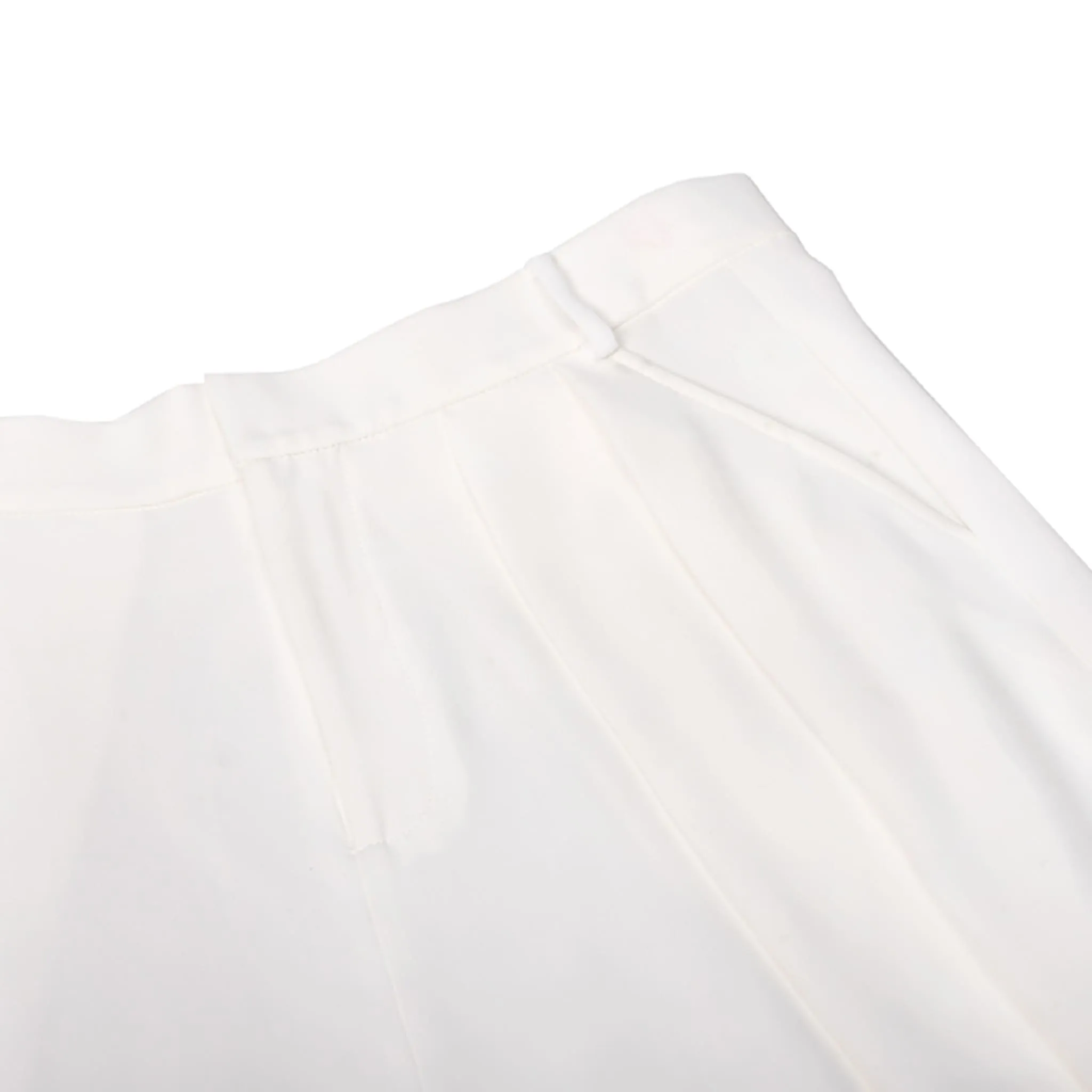 White Harlem Style Pleated Suit Pants