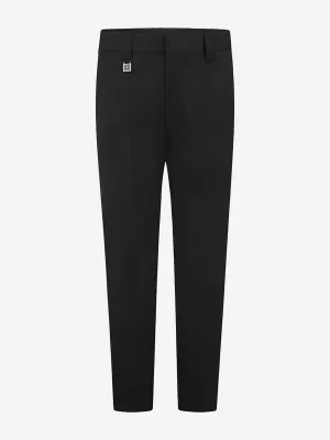 Zeco Boys School Slim Fit Trousers in Black